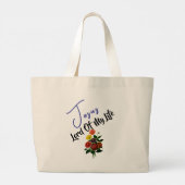 De Heer van mijn leven - Chrysanthemum Canvas tas (Achterkant)