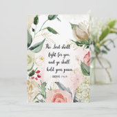 De Heer vecht voor u, Exodus 14:14, Bijbel (Staand voorkant)