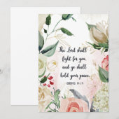 De Heer vecht voor u, Exodus 14:14, Bijbel (Voorkant / Achterkant)