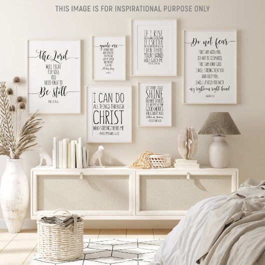 De Heer vecht voor u, Exodus 14:14 Poster