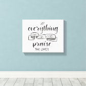 De Heer verheffen Canvas Afdruk (Insitu (Houten vloer))