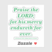 De heer Verse Zee Groen feliciteren Sticker (Vel)