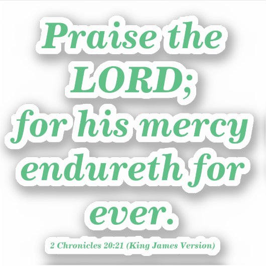 De heer Verse Zee Groen feliciteren Sticker (Voorkant)