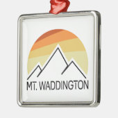 De heer Waddington British Columbia Retro Metalen Ornament (Links)