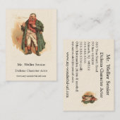 De heer Weller Senior, Kyd, Dickens The Pickwick P Visitekaartje (Voorkant / Achterkant)
