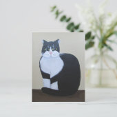 de heer Whiskers ~ briefkaart (Staand voorkant)