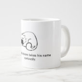 de heer Whiskers Grote Koffiekop (Voorkant rechts)