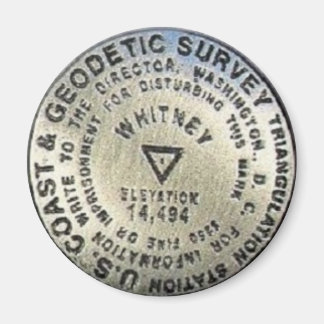 De heer Whitney Summit Marker Magneet
