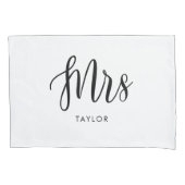 De heer Wifey en Hubby Couple Kussenslopen (Voorkant-Links)