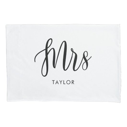 De heer Wifey en Hubby Couple Kussenslopen (Voorkant-Links)