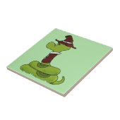 de heer Wiggly Tegeltje (Zijkant)