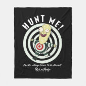 De heer wil altijd worden gejaagd fleece deken (Voorkant)