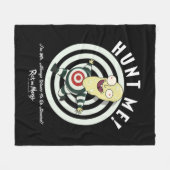 De heer wil altijd worden gejaagd fleece deken (Voorkant (Horizontaal))