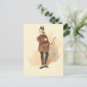 de heer Wilkins Micawber David Copperfield Briefka Briefkaart (Staand voorkant)