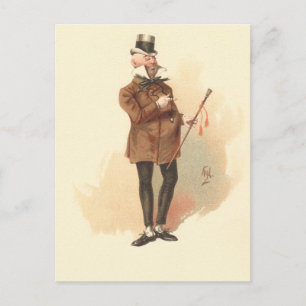 de heer Wilkins Micawber David Copperfield Briefka Briefkaart