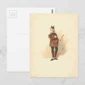 De heer Wilkins Micawber David Copperfield Briefkaart (Voorkant / Achterkant)
