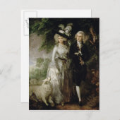 de heer William Hallett , c.1785 Briefkaart (Voorkant / Achterkant)