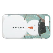 de heer Winter Snowman Case-Mate iPhone Case (Achterkant (Horizontaal))