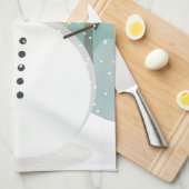 de heer Winter Snowman Theedoek (Quarter Fold)