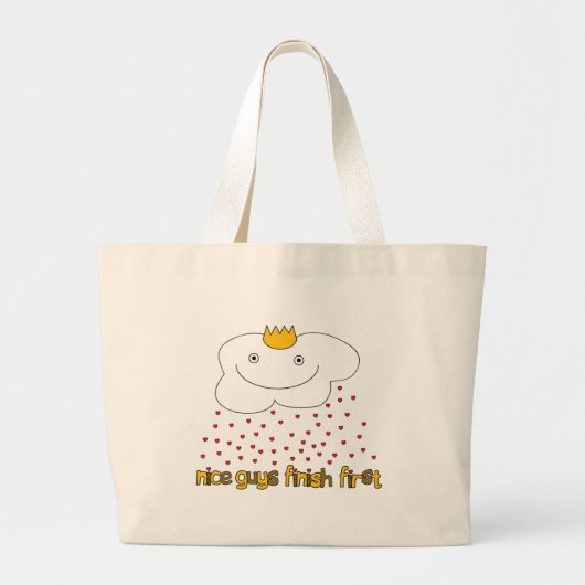 de heer wolk regeert liefde grote tote bag (Voorkant)