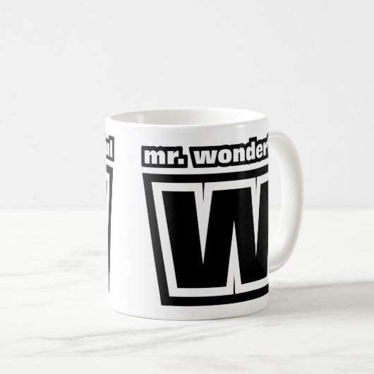 De heer Wonderful Koffiemok (Voorkant rechts)