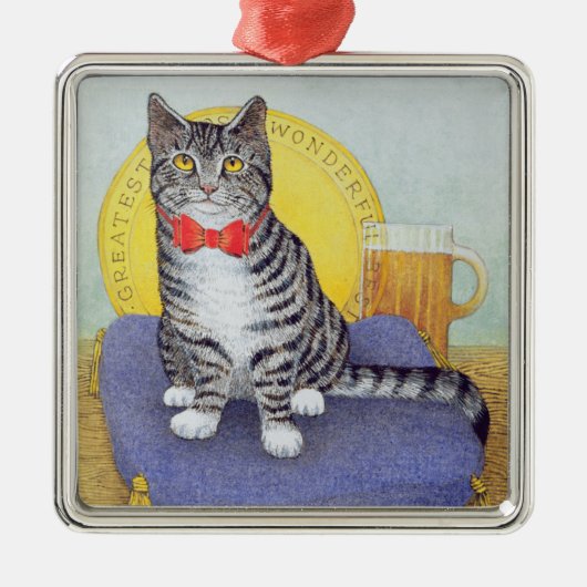 De heer Wonderful Metalen Ornament (Voorkant)