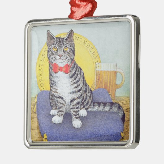 De heer Wonderful Metalen Ornament (Links)