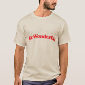 De heer Wonderful T-shirt (Voorkant)