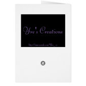 De Heer wordt gerezen als ik zijn handen kind Chri (Achterkant)