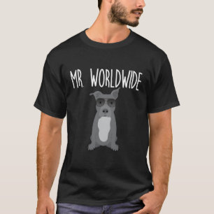 de heer Worldwide Pitbull T-shirt