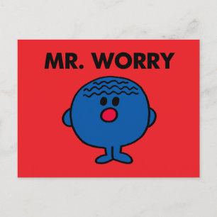 de heer Worry Classic Briefkaart