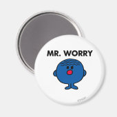 de heer Worry Classic Magneet (Voorkant / Achterkant)