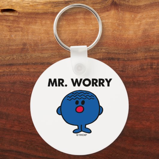 de heer Worry Classic Sleutelhanger (Achterkant)