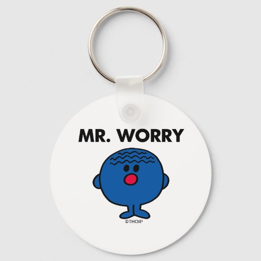 de heer Worry Classic Sleutelhanger (Achterkant)