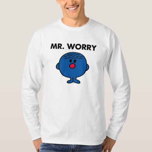de heer Worry Classic T-shirt (Voorkant)