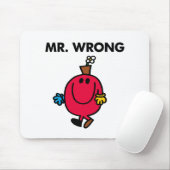 de heer Wrong Classic Muismat (Met muis)