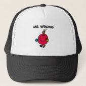 de heer Wrong Classic Trucker Pet (Voorkant)