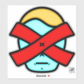 de heer X - Anonymous mysterous person v1 Sticker (Vel)