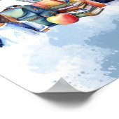 De Heer zal u begeleiden Christelijke Nursery Wall Poster (Hoek)