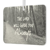 De Heer zal u bijbelversie leiden Luchtverfrisser (Links)