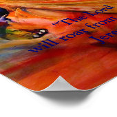 "De Heer zal van een Oh hoog" Poster weggaan (Hoek)