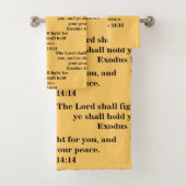 De Heer zal voor jou vechten Bad Handdoek (Insitu)