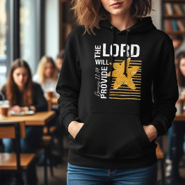 De Heer Zal Zorgen Genesis 22:14 Christelijk Geloo Hoodie