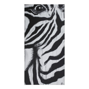 de heer Zebra Wildlife African plains Original Art Foto Afdruk