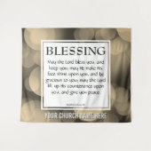 DE HEER ZEGENE U Numeri 6:24-26 Kerk Wandkleed (Voorkant (horizontaal))