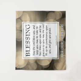 DE HEER ZEGENE U Numeri 6:24-26 Kerk Wandkleed