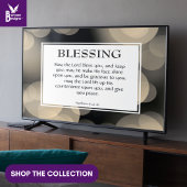 DE HEER ZEGENE U Nummers 6v24-26 Christelijk Poster