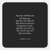 De Heer zegene u Sticker (Voorkant)