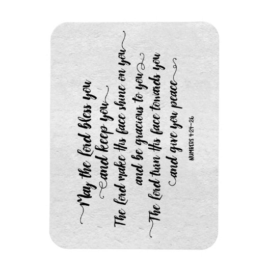 De Heer zegent u en houdt u magneet (Verticaal)