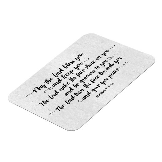 De Heer zegent u en houdt u magneet (Linkerzijde)